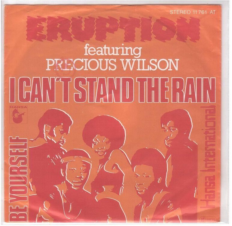 Dischi in vinile: Single7  Eruption  --  I can`t stand the rain – Usato da Rheinau venduto da asteng