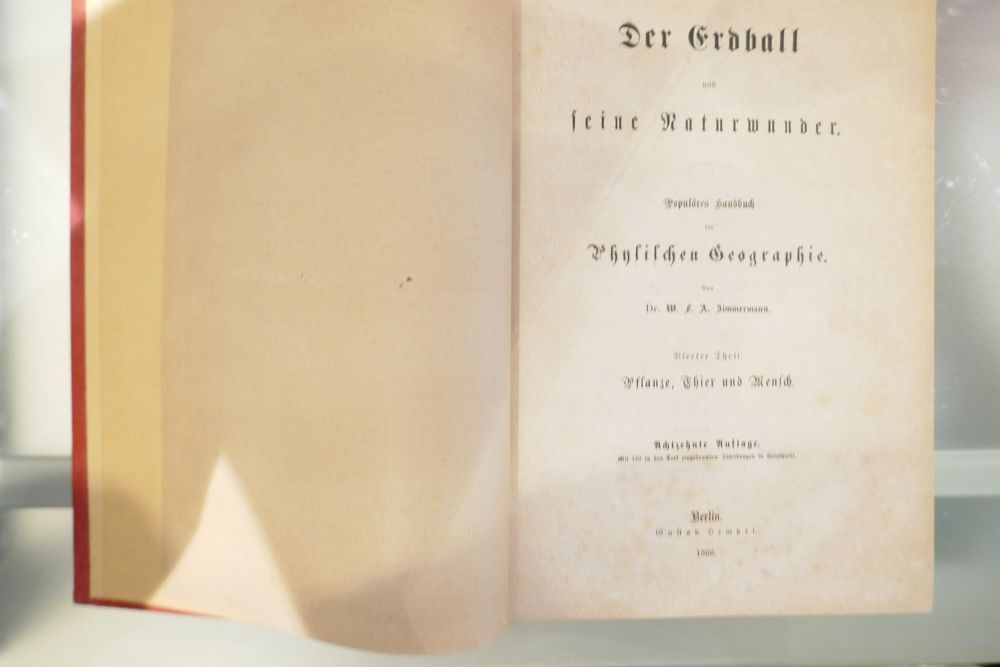 Livres: 6 Antike Bücher 1886-87 von Dr. A. Zimmermann Berlin – D'occasion à Schaffhausen par swisswatches-andmore 3