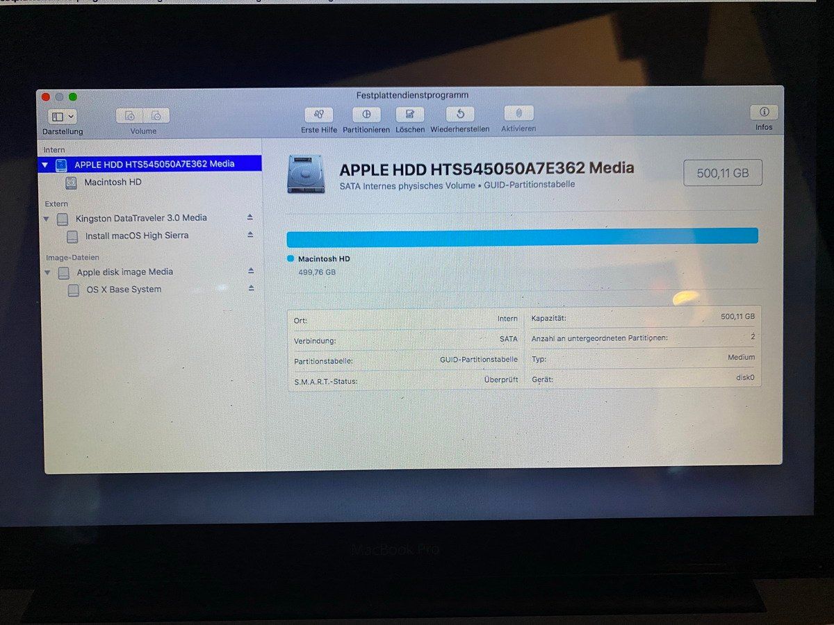 Apple Dischi rigidi: Original Apple "High Sierra" HDD 500GB – Usato da Canobbio venduto da Riccio71 3