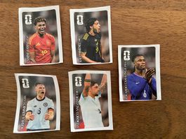 5 Coca Cola Panini WM 2026 Sticker Kleber Bilder