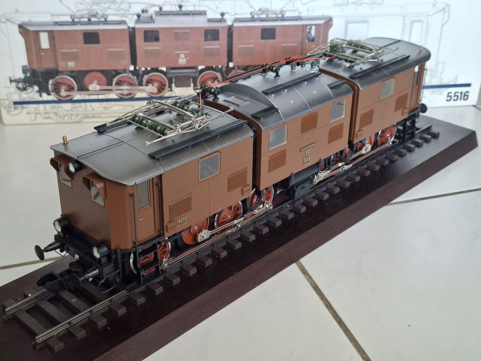 Märklin Modellini di ferrovie: Märklin Spur 1 5516 E-Lok EG 589 – Usato da Boll venduto da romanm0 3