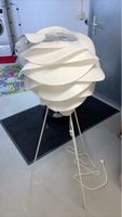 Stehlampe weiss Papierlampe Lampe Stofflampe 3 Beine