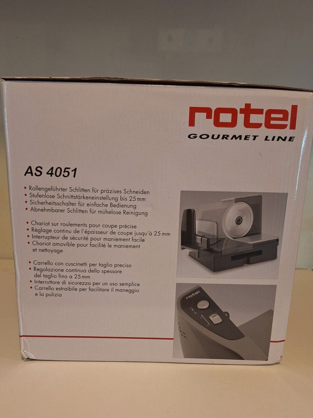 Rotel Küchengeräte: Rotell Allesschneider AS 4051 wenig gebraucht – Gebraucht aus Zürich von t24_de 1