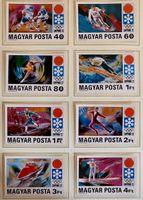 Ungarn 1972 XI. Olympia Sapporo Satz 8V gezaehnt MNH