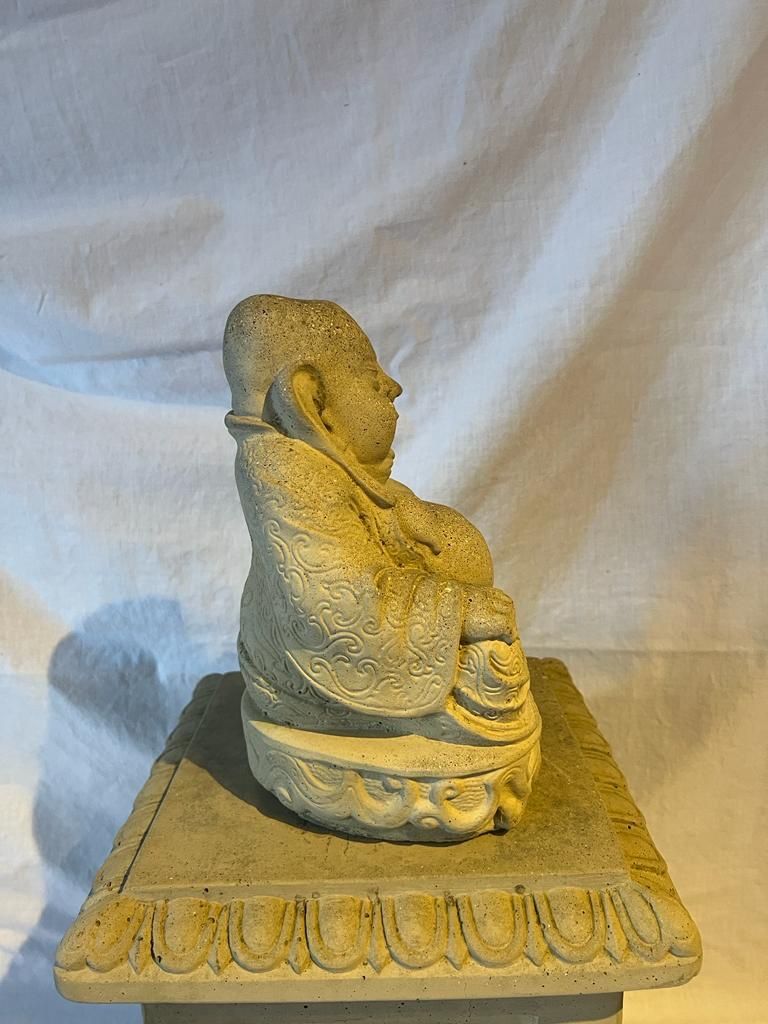 Figurines: 2 Steinbuddhas mit 2 Steinsockeln – D'occasion à Neukirch / Egnach par Taucher68 4