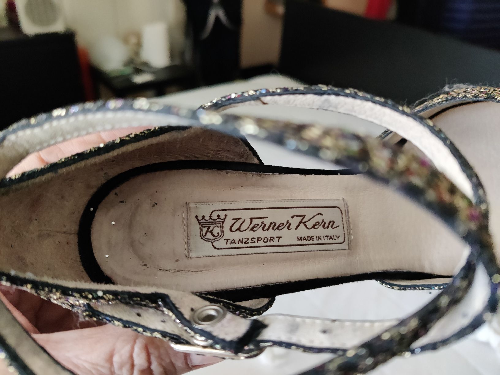 Scarpe da donna: WERNER KERN Danse Shoes sparkly multi coloured + brush – Nuovo (secondo la descrizione) da Neirivue venduto da naz_z28w 5