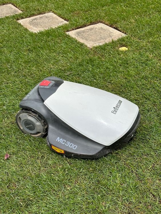 45+ Robomow Rasenmäher Roboter, Nachdem der begrenzungsdraht verlegt