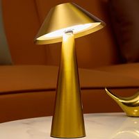 Gold LED Tischlampe Kabellos Akku