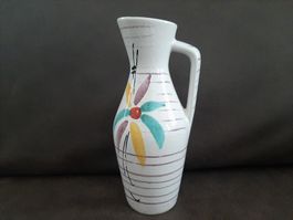 Vintage 50er 60er Blumenvase Scheurich Keramik Mid Century