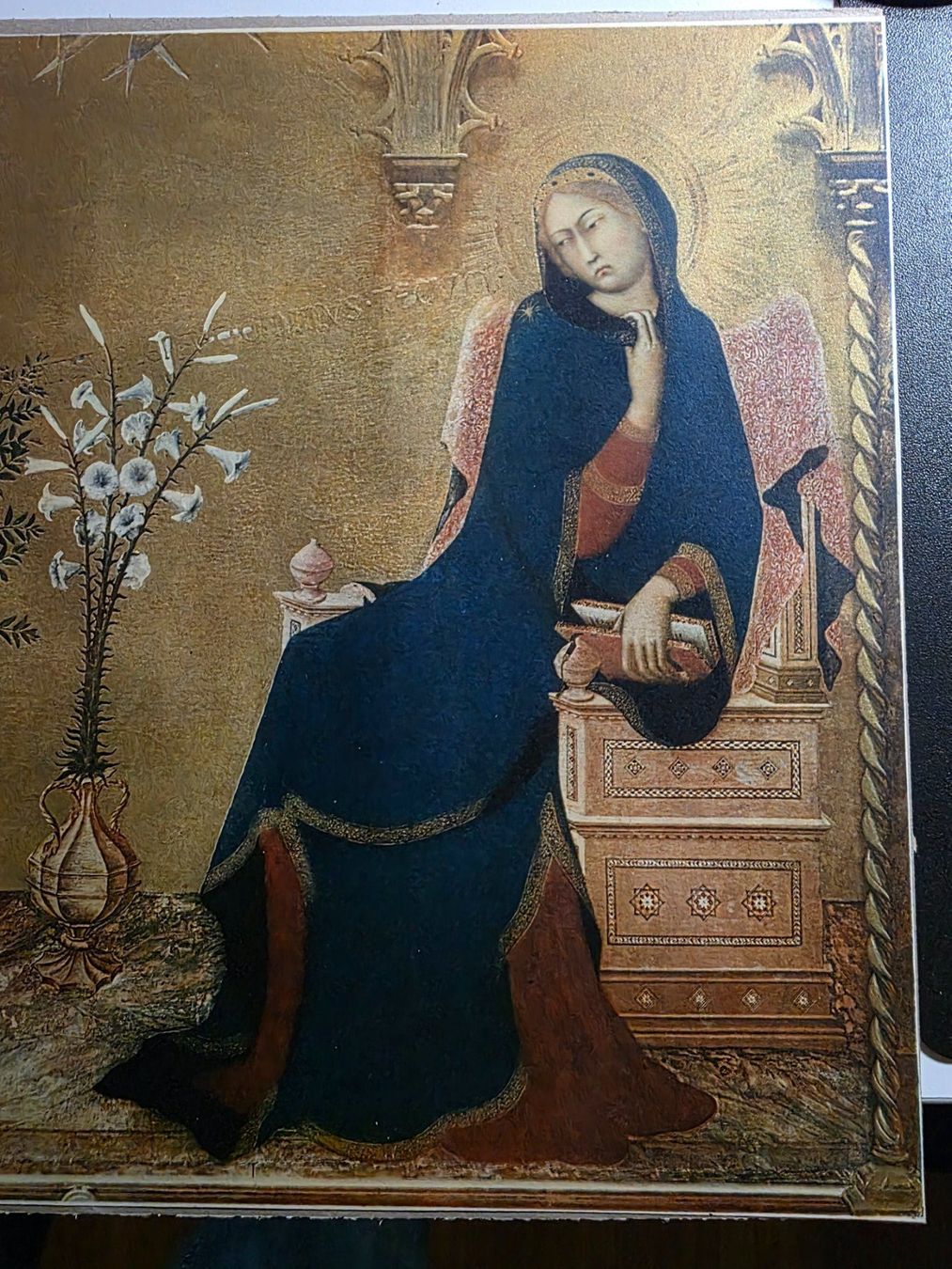 Foto & Immagini: Simone Martini Verkündigungsengel Bild Druck – Usato da Walterswil BE venduto da Lonitti 1