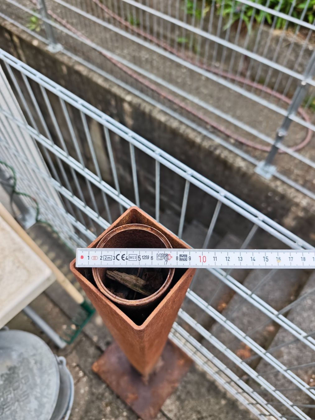 Tutte le decorazioni: Gartendeko Rost Feuer Säule mit Muster – Usato da Niederrohrdorf venduto da TK8700 4