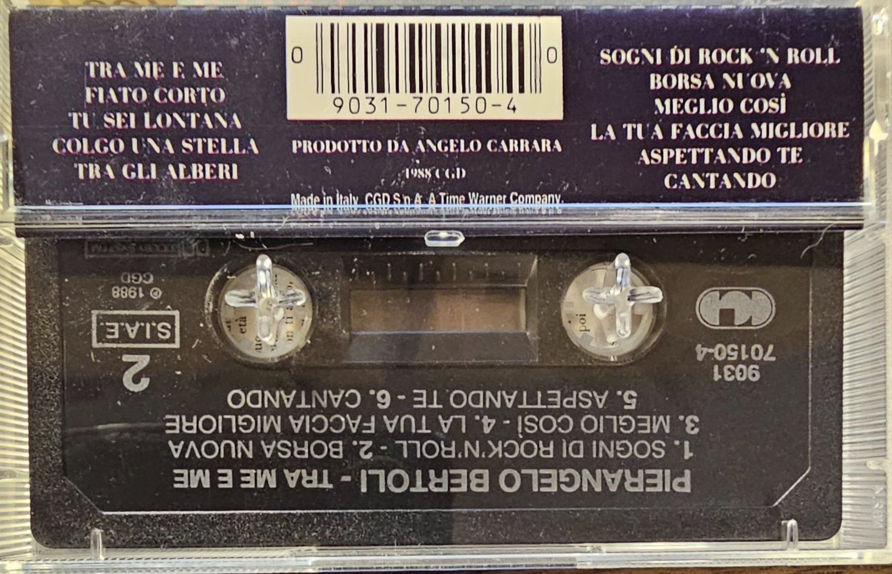 Musicassette: MC - Pierangelo Bertoli - Tra Me E Me – Usato da Wahlen b. Laufen venduto da Cg10 1