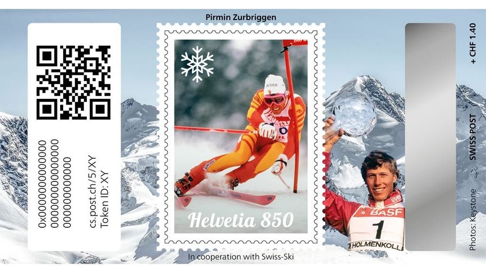 Tutti i francobolli: Swiss Crypto Stamp 5.0 - Pirmin Zurbriggen (Basic ID 11) – Nuovo (secondo la descrizione) da Rorschach venduto da tFFMoon2