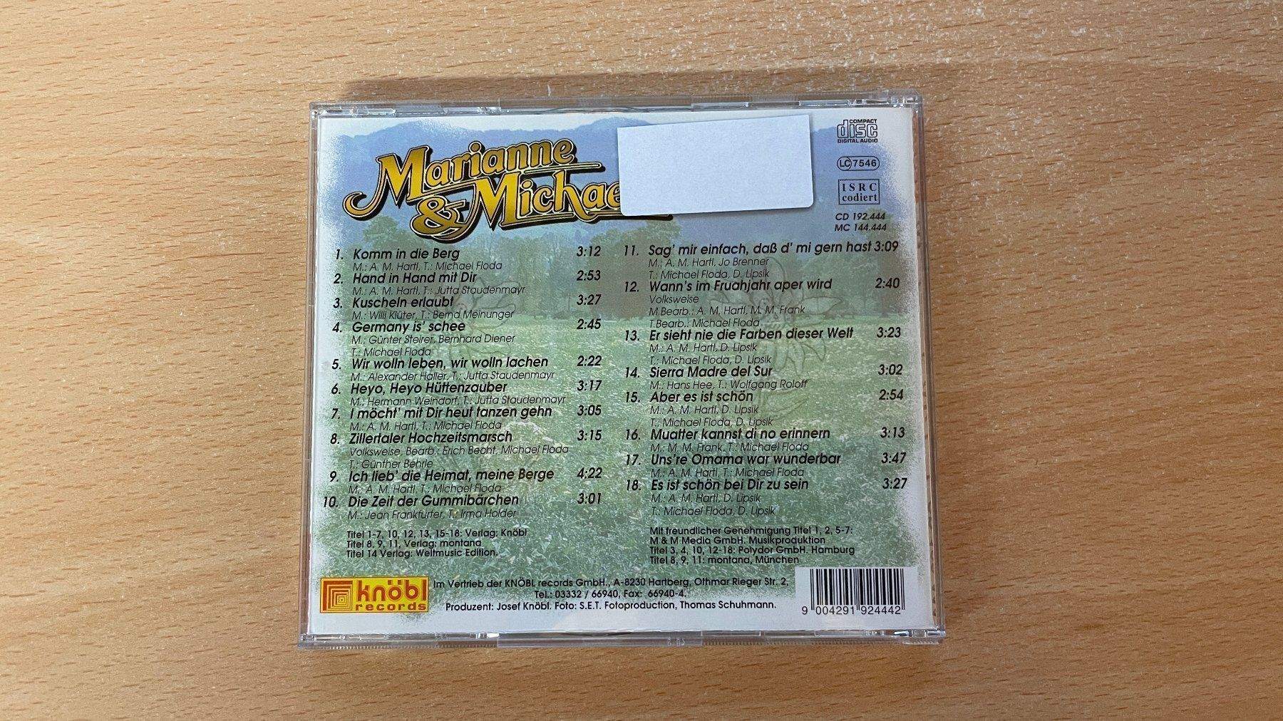 CD: Marianne & Michael - ok – Usato da Glattfelden venduto da cybermaxx 1