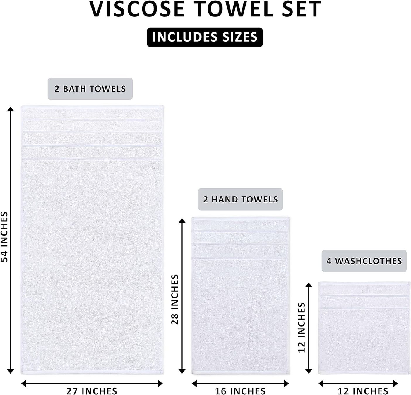 Teli da bagno: 8er-Pack Handtuch-Set  Weiss – Nuovo e nell'imballaggio originale da Nuglar venduto da SaleRitter 2