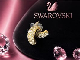 Swarovski Ohrringe neu und original, 18k vergoldet, Vintage