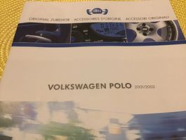 VW Polo Verkaufsprospekt Original Zubehör 24 Seiten 2001