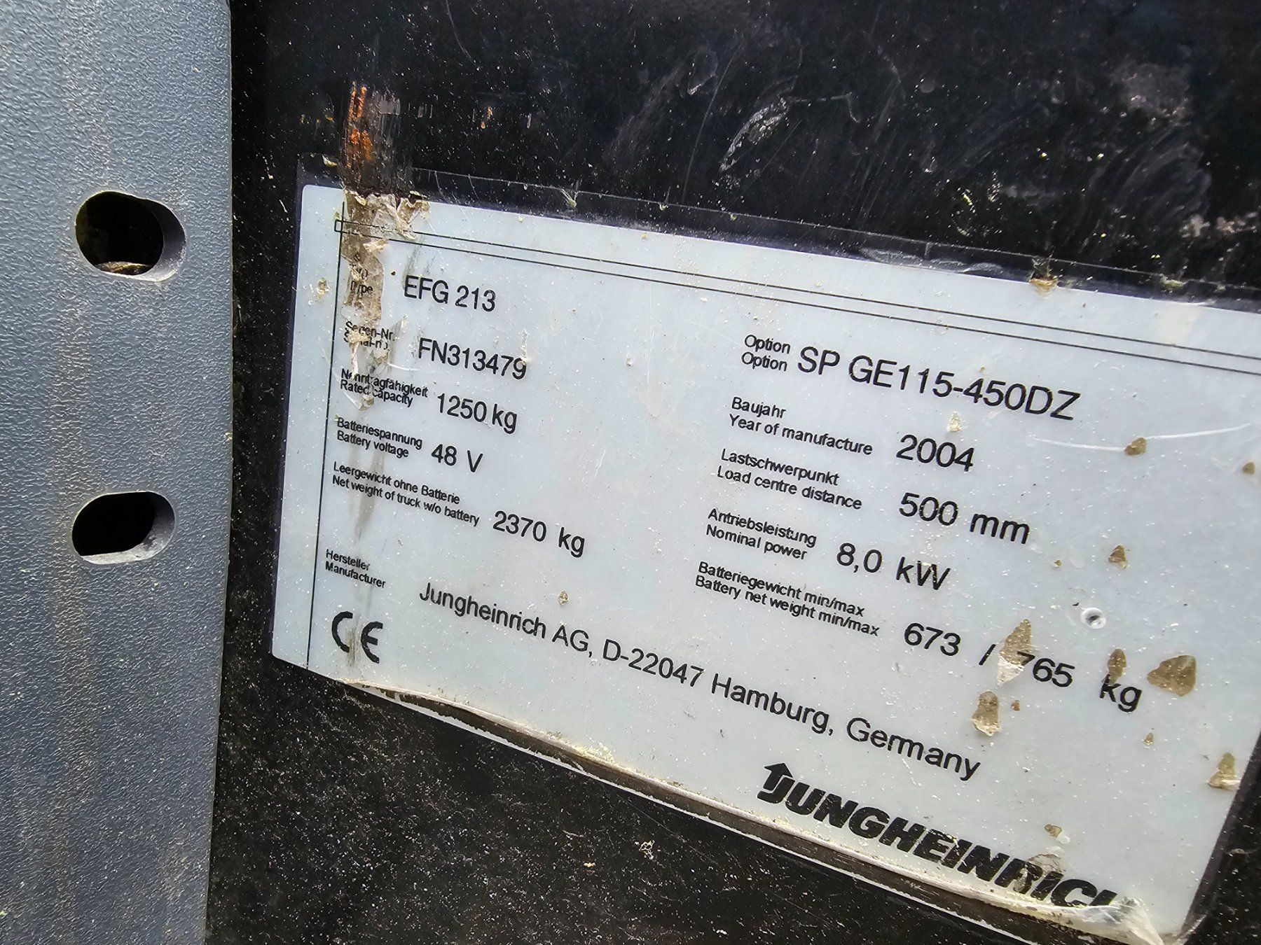 Jungheinrich Gabelstapler & Hubwagen: Stapler Jungheinrich EFG 213 Triplex Hub 435cm – Gebraucht aus Amriswil von basstempel 5