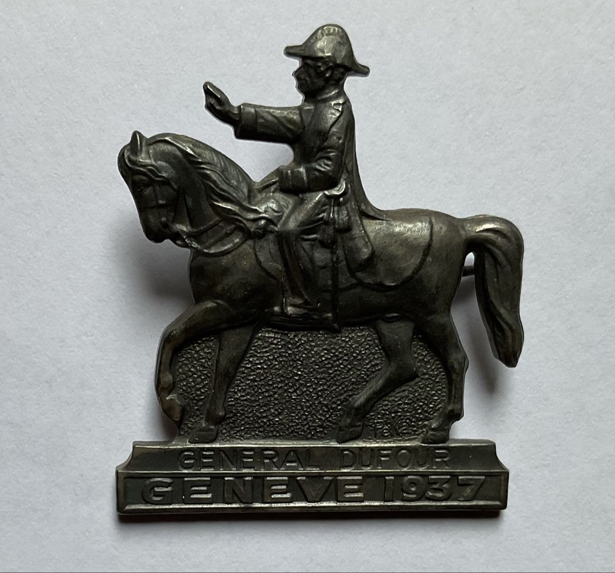 Swiss Placchette & Badge: General Dufour Anstecknadel 1937 – Usato da Endingen venduto da nathan05 1