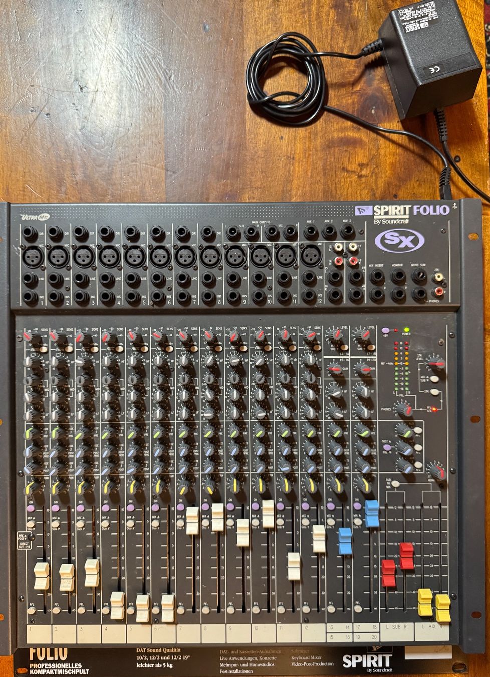 Console di mixaggio: Mischpult - Soundcraft Folio SX – Usato da Dornach venduto da shaker11 1