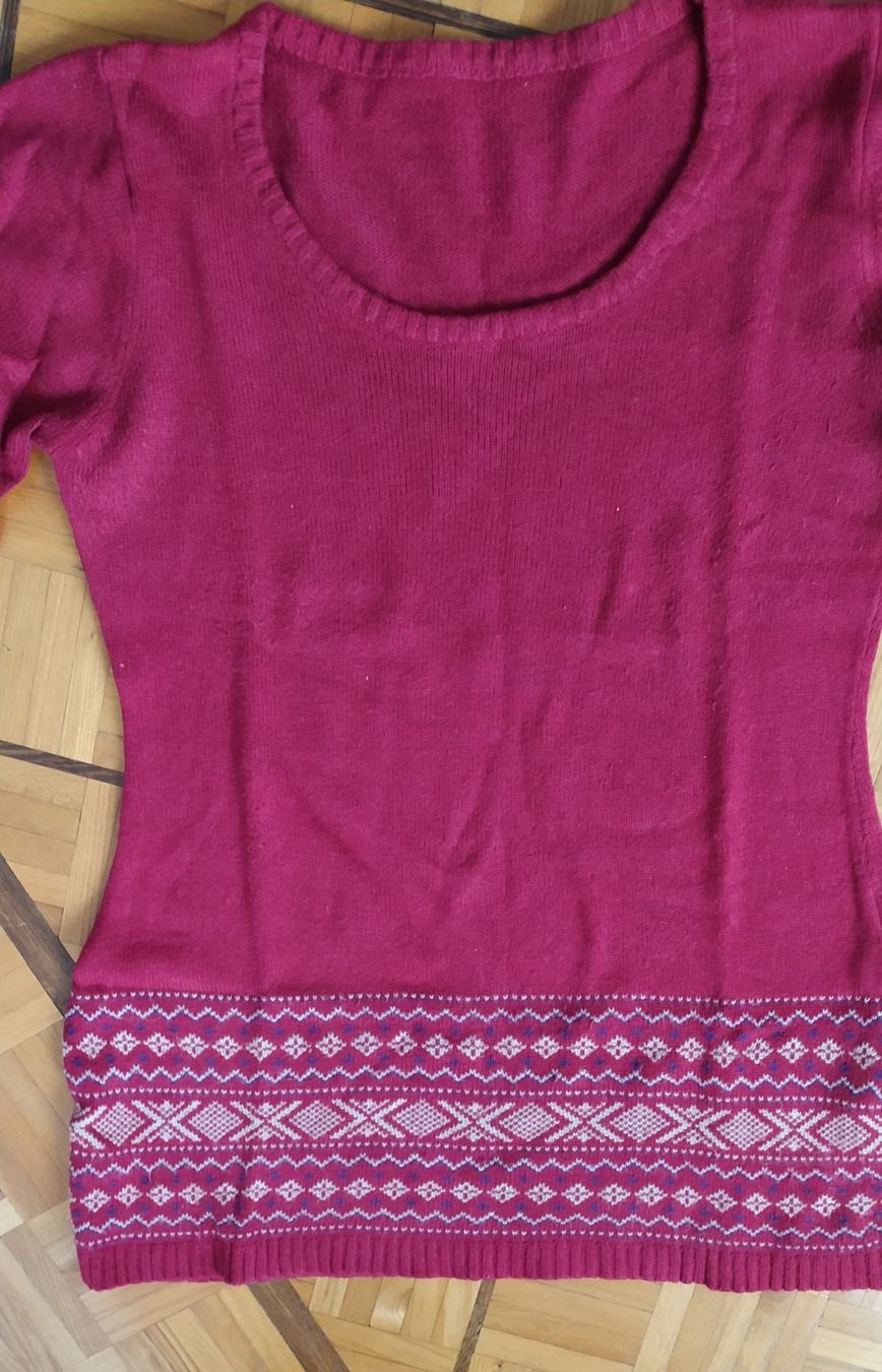Maglioni & Felpe: Pull rouge long/Langer Pullover rot – Usato da MOUTIER venduto da Anto21 2