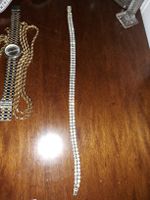 Funkelndes Vintage Strass Halsband Kette