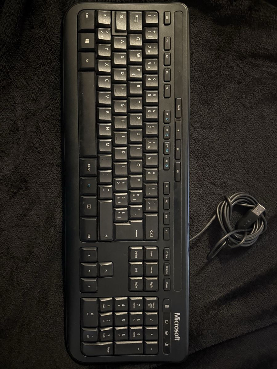 Microsoft Tastiere: Microsoft Wired Keyboard 600 - Schwarz - Schnäppchen! – Usato da Moosseedorf venduto da ram_c65w