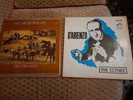 Lot 2x Argentina Tango LP, D'Arienzo et Dino Hernando