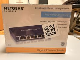 NETGEAR ProSAFE GS108 Gigabit Switch – Neu & OVP