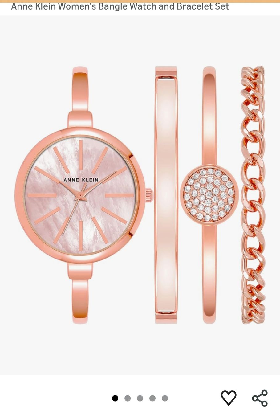 Orologi: ANNE KLEIN Bangle watch and Bracelet – Usato da Landquart venduto da Pinay_ako 3
