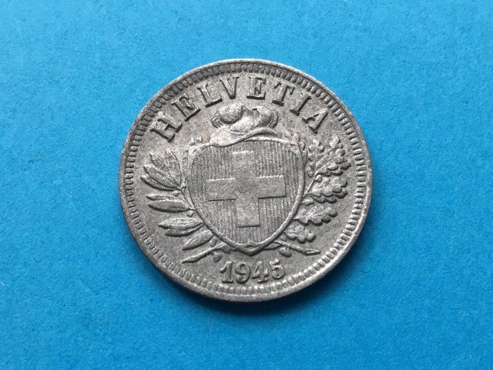 Tutti le monete: 2 Rappen 1945 VZ – Usato da St. Margrethen SG venduto da alfapeugeot10