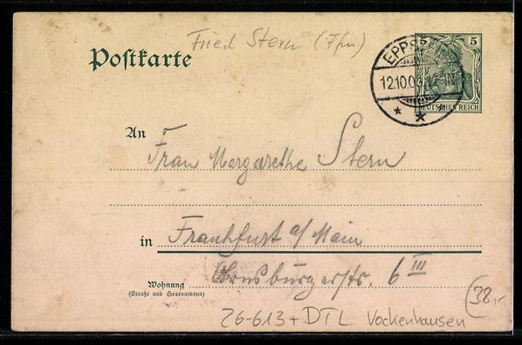 Cartes postales: Handgemalt: Vockenhausen, Totalansicht d – D'occasion à Berlin par bartko-reher 1