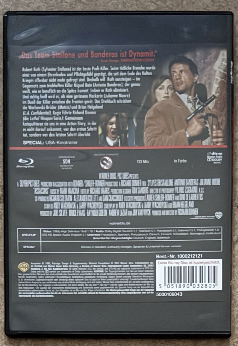 Tutti i DVDs: ASSASINS DIE KILLER  – Nuovo (secondo la descrizione) da Dietikon venduto da AndreaSch01 1