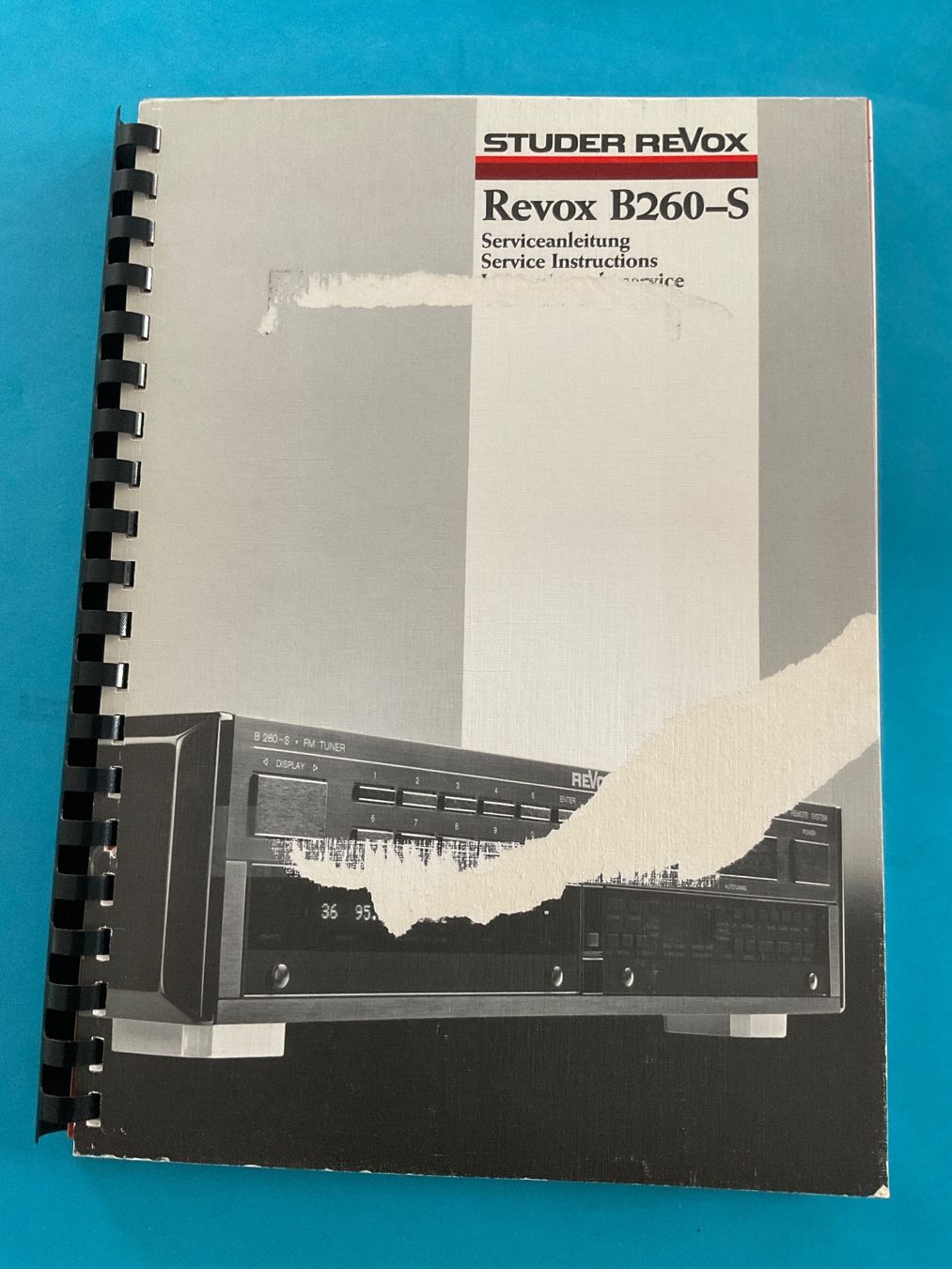 ReVox B 260 - S Service Anleitung (Gebraucht) in Langenthal für CHF 22 ...