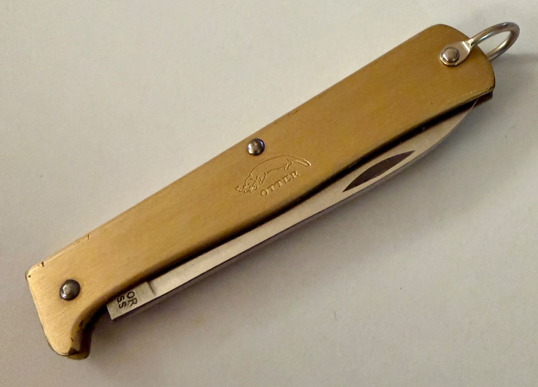 Solingen Taschenmesser: Otter Messer Mercator Messing klein neu – Neu (gemäss Beschreibung) aus Adliswil von Kiambu