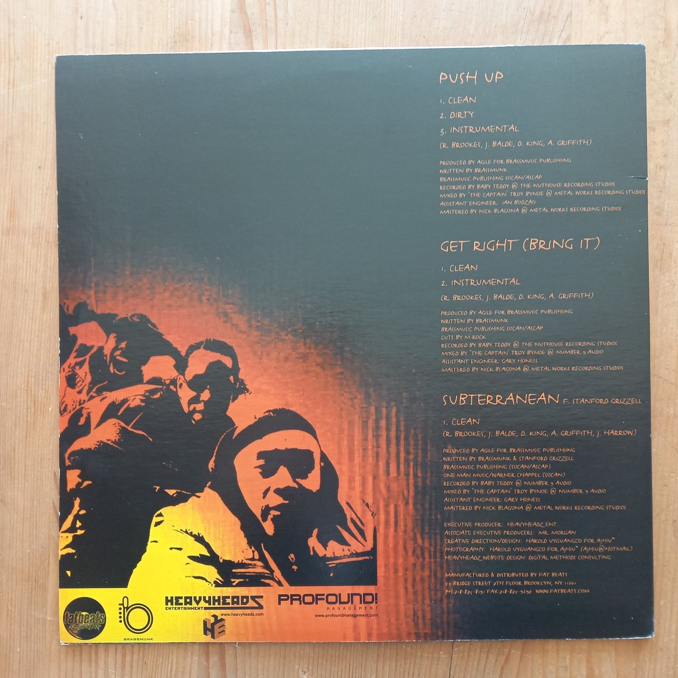 Vinyles: Brassmunk ‎– Push Up / Get Right (Bring It) 2001, 12" – D'occasion à münchenstein par karl_heinz_krasser 1