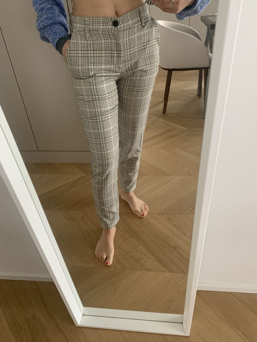 Bershka Pantaloni: BERSHKA checkered trousers XS/S – Usato da Zürich venduto da Angela_Fashion_Lover 1