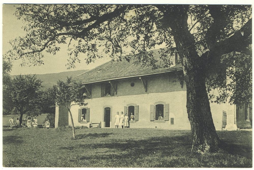 Carte postale ancienne Ferme d'Angelot par la Rippe 1916 (Gebraucht) in ...