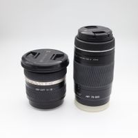Konica Minolta AF 75-300 mm +  AF DT 11-18 mm