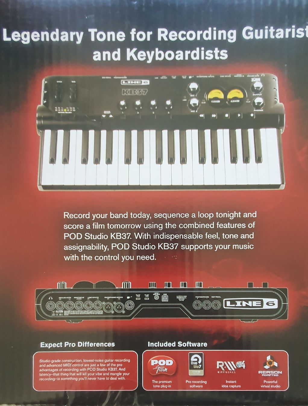 Line 6 Attrezzatura per studi di registrazione: Line 6 POD Studio KB37 - Das ultimative Musik-Interface! – Nuovo (secondo la descrizione) da Killwangen venduto da versus77 4
