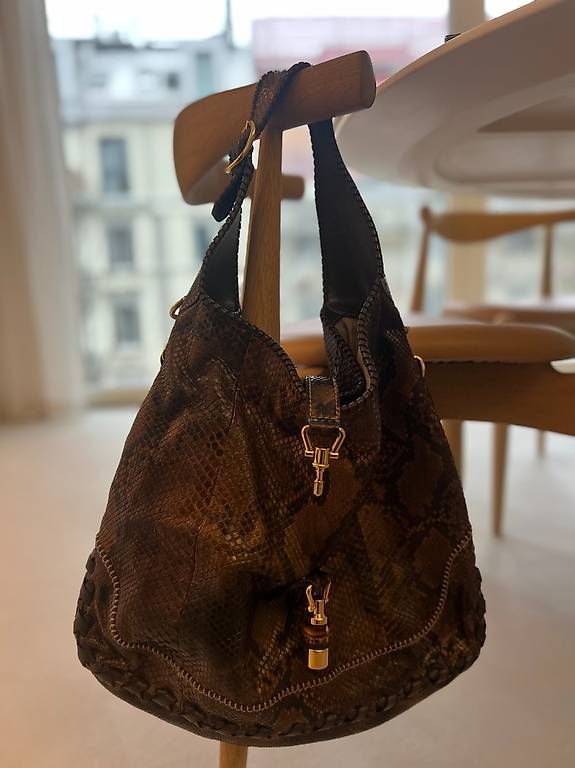 Taschen für Damen: Gucci Jackie Python Boho Bag, wie neu – Gebraucht aus Zürich von FK8044
