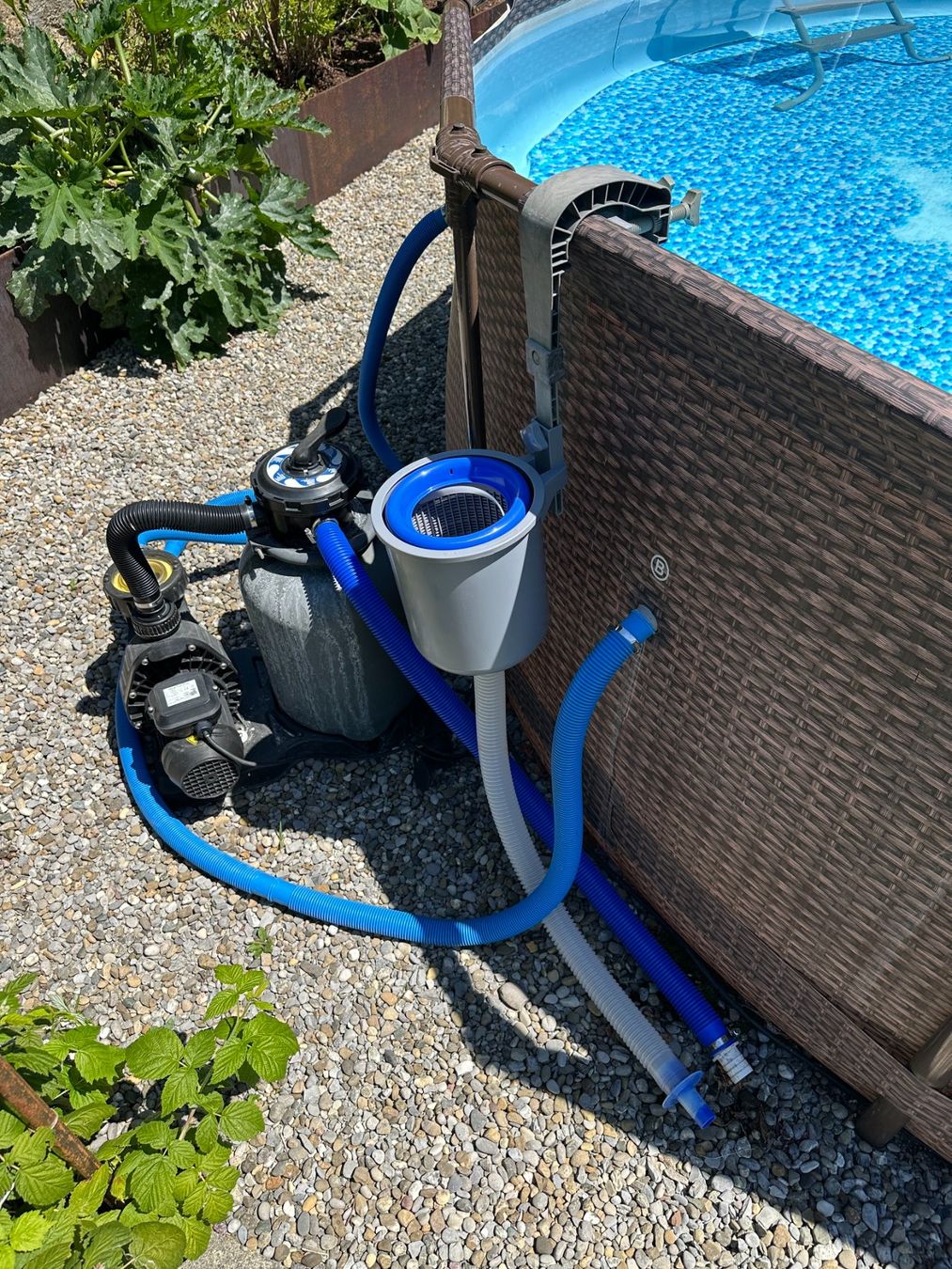 Bestway Piscines: Bestway Pool Set Rattan Optik 366x100cm – D'occasion à Andwil SG par marigo 5