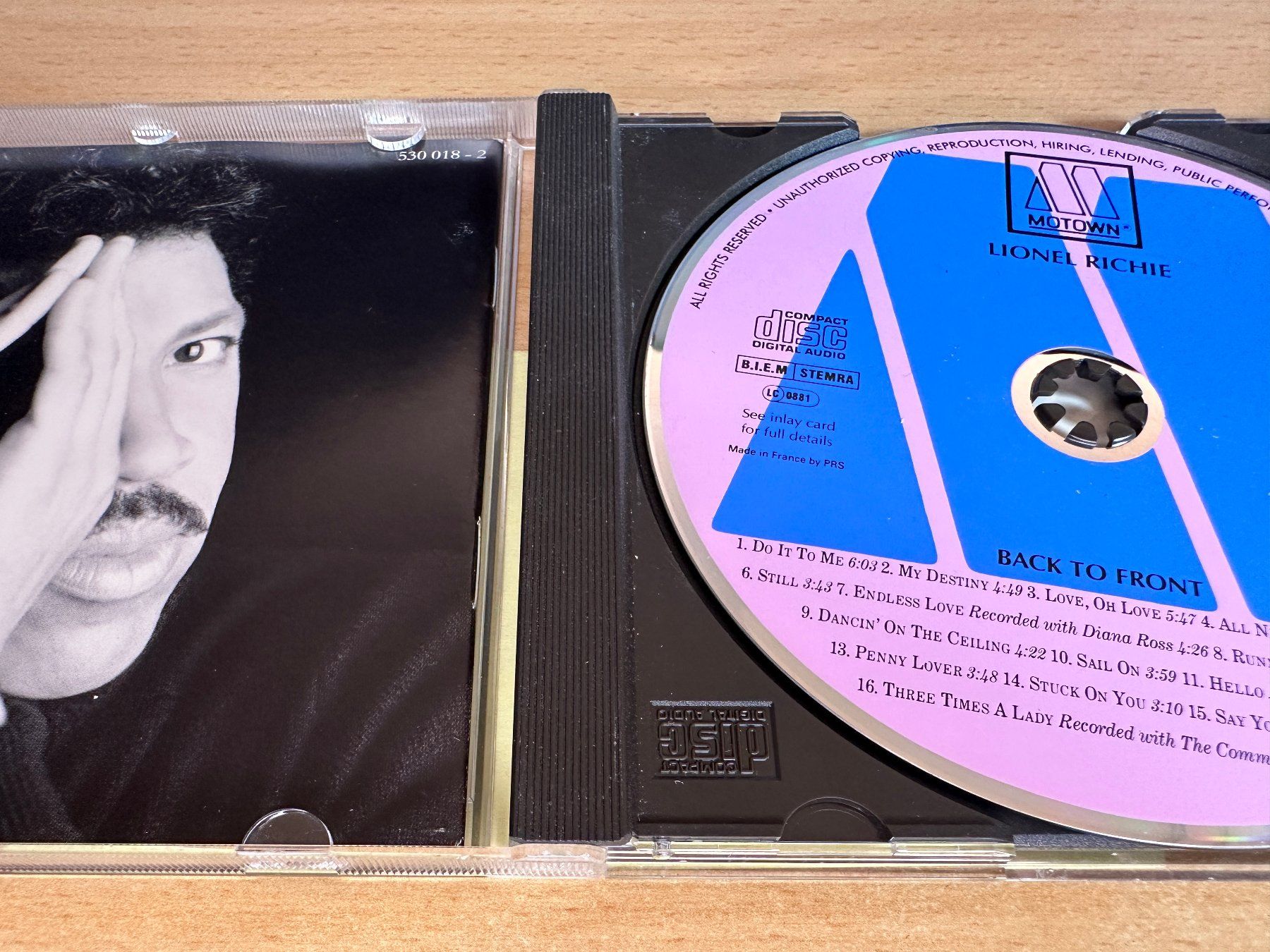 CD: Lionel Richie – Back To Front – Usato da Rikon im Tösstal venduto da Alpenmutz 2