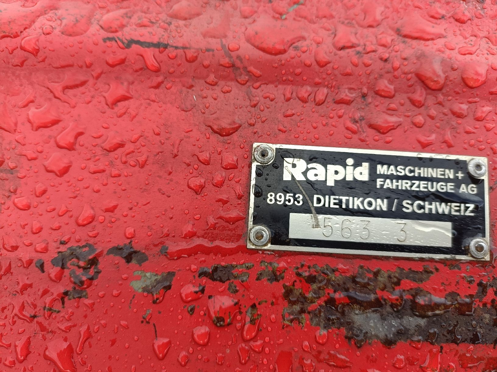 Rapid Alle Maschinen: Schneefräse zu Rapid Spezial  – Gebraucht aus Gams von Hufschmiedth 2