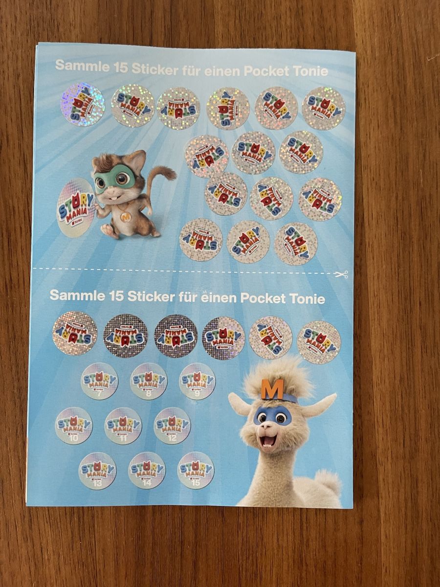 Migros Sammelmarken & -punkte: Story Mania Sticker – Neu (gemäss Beschreibung) aus Biberist von Tinka71 1
