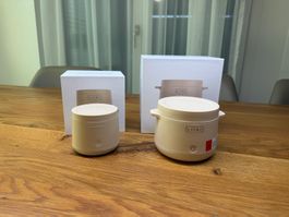 LIINI Flaschenwärmer und Breiwärmer Set beige neuwertig