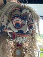 Balinesische Tanzmaske Indonesien Handarbeit