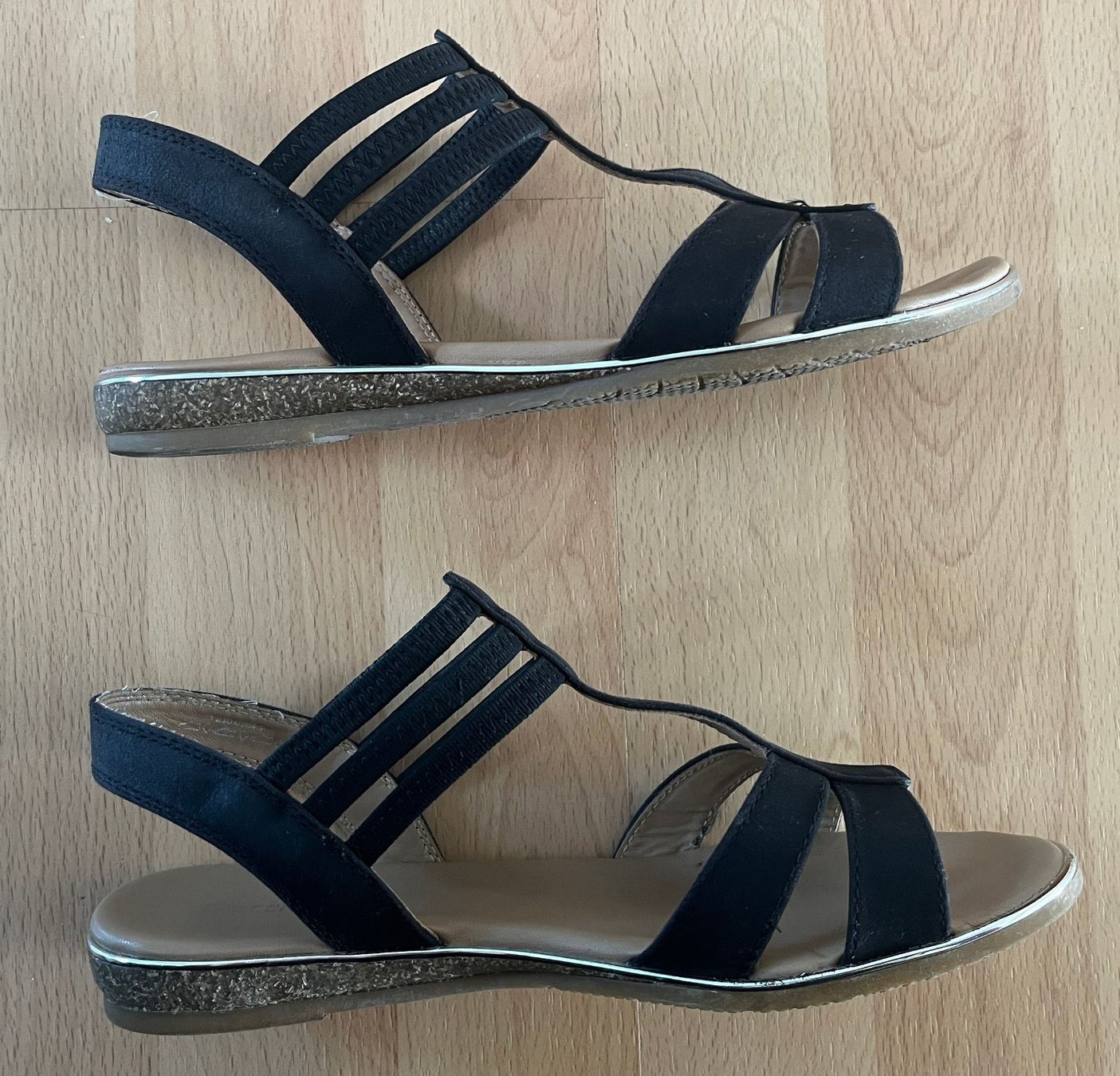 Graceland Scarpe da donna: Graceland Sandale, schwarz, Gr. 37 – Usato da Zürich venduto da fbsm 2