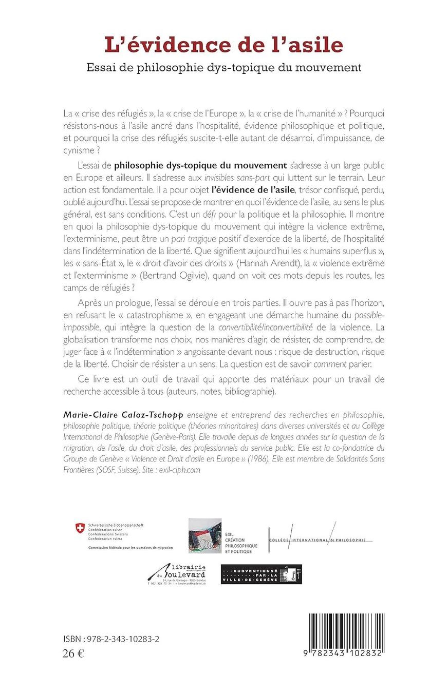 Libri: L'évidence de l'asile – Usato da Neuchâtel venduto da Dualseele 1