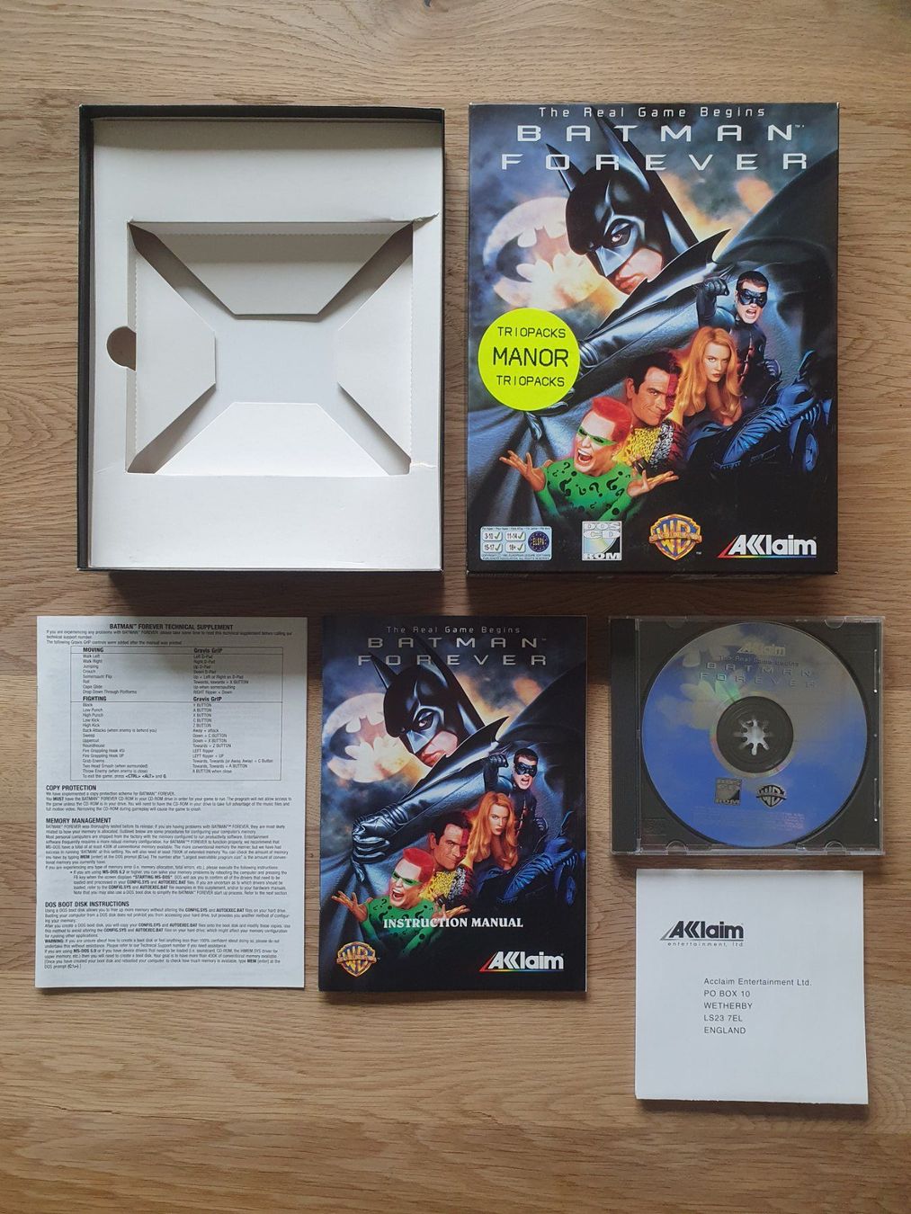 Giochi: PC Game Batman Forever (1995) Big Box – Usato da Greifensee venduto da perfectioN88 3